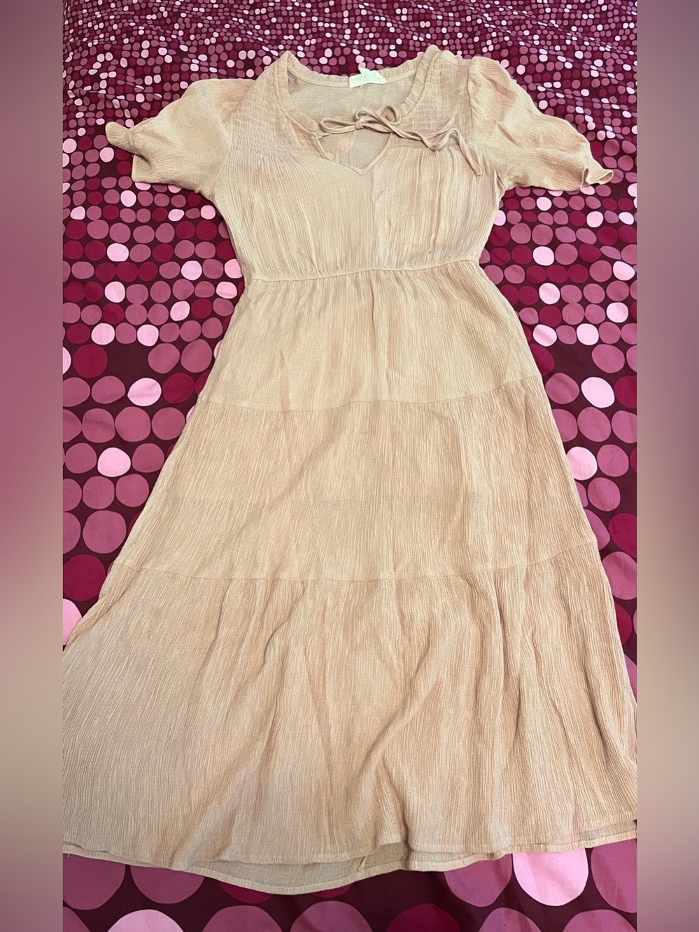 Light Pink Midi Dress